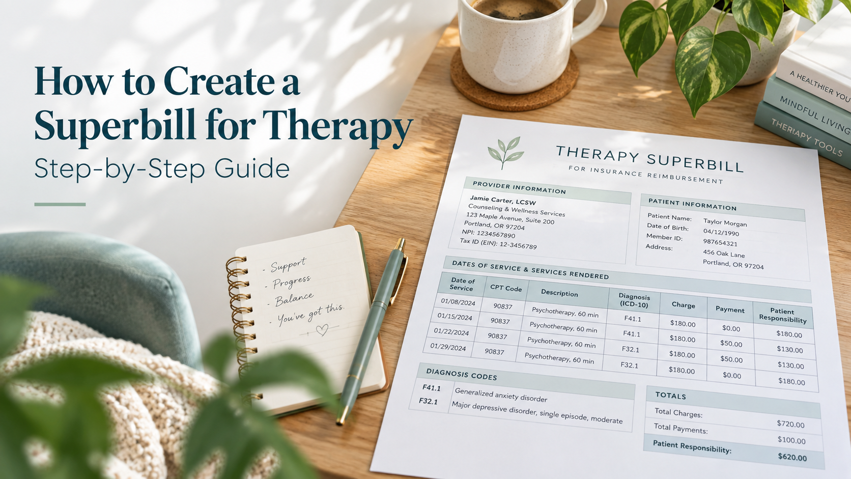 How to Create a Superbill for Therapy: Step-by-Step Guide
